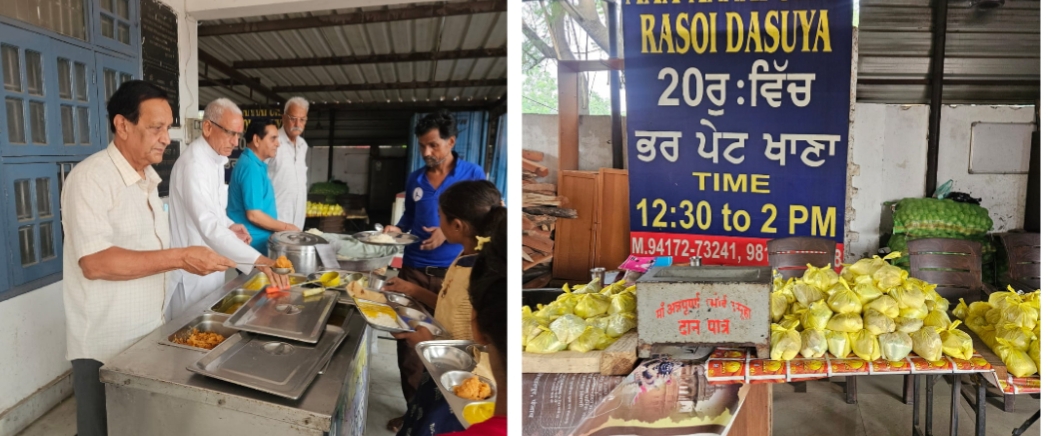 मां अन्नपूर्णा रसोई दसूहा ने सेवा के 4 वर्ष पूरे किए- मात्र ₹20 में भरपेट भोजन उपलब्ध कराया